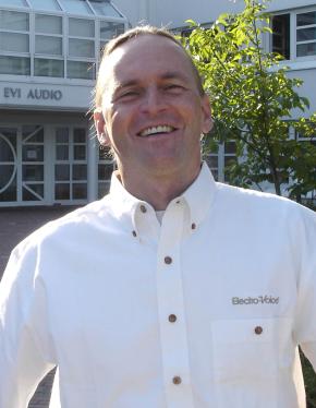 Klaus Heitzenroeder, Sales Manager for microphone brands Electro-Voice and Blue