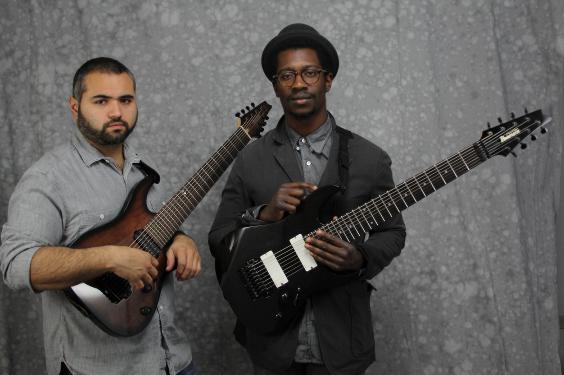 Tosin Abasi (right) and Javier Reyes