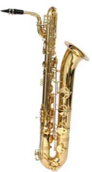 pro jazz baritone saxophone by FE Olds